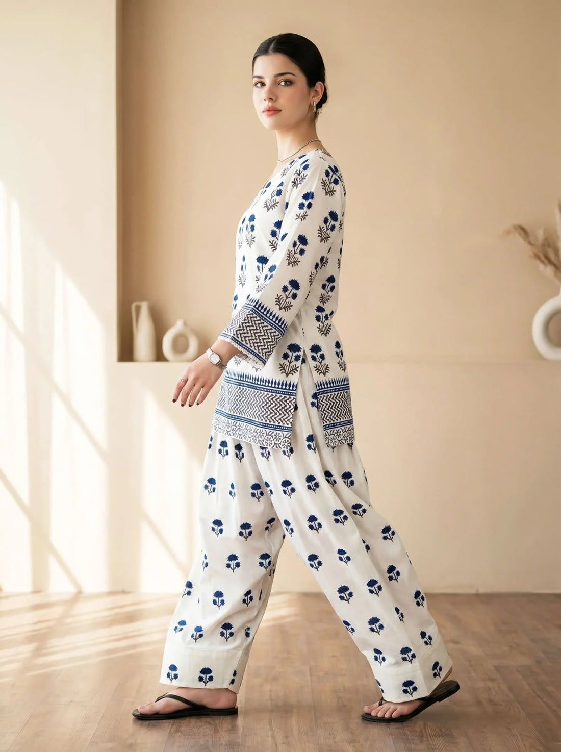 Flowery 2 piece Co-ord set