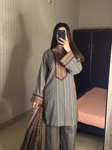 Bin Saeed inspired 2 piece Co-ord set