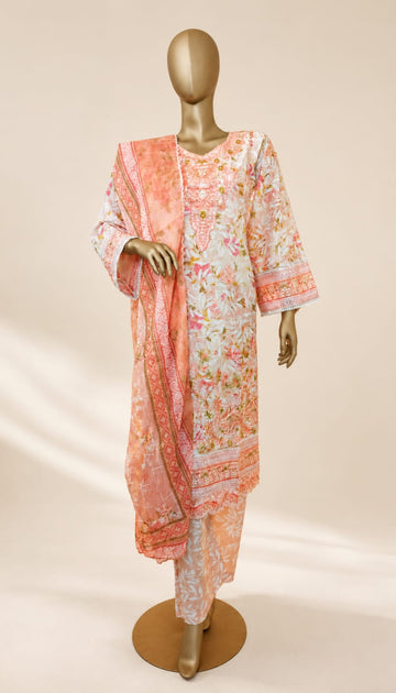 Riwaayat - Peach Pink 3 Piece