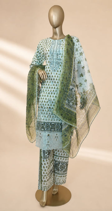 Riwaayat - Pastel mint 3 Piece