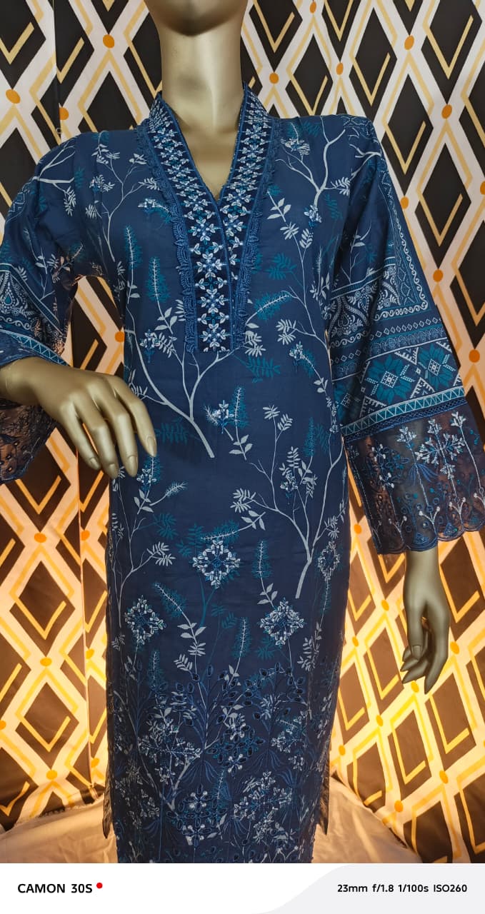 Riwaayat - Navy Blue 3 Piece